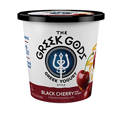 Greek Gods Black Cherry Greek Yogurt 24 oz 0 belly baby and beyond
