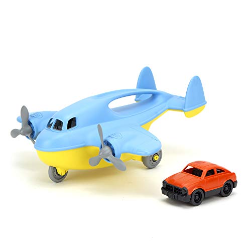 Green Toys Blue Cargo Plane 0 belly baby and beyond
