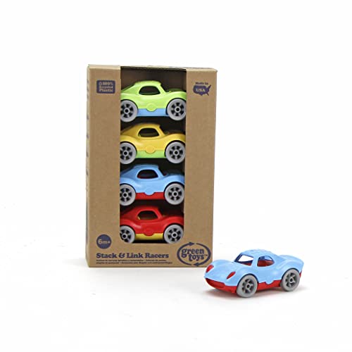 Green Toys Stack and Link Racer 0 belly baby and beyond
