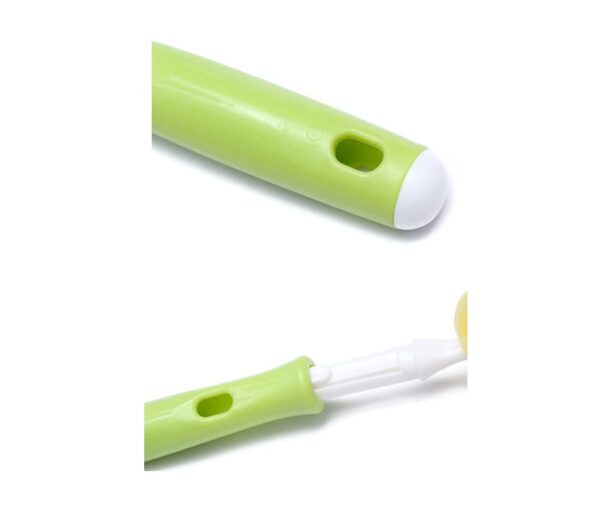 HLLMX 1PCS Baby Bottle Brush The Baby Nipple Brush Cleaning Brush to Replace The Head Sponge Bottle Brush for Washing Green GJ120 GJ120 0 3 belly baby and beyond