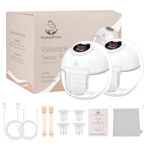 Hands Free Breast Pump S32 ProWearable Breast Pump of Baby Mouth Double Sealed FlangePrecision LCD Display with 4 Modes 9 LevelsQuiet Discreet2 Pack White 0 belly baby and beyond
