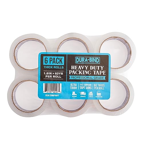 Heavy Duty Clear Packing Tape 18 Inch x 60 Yards Tough Transparent Tape for Shipping Packing Moving Mailing and All Box Types Professional Grade 6 0 belly baby and beyond