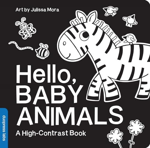 Hello Baby Animals A Black and White Board Book for Babies That Helps Visual Development High Contrast Books Board book Illustrated September 13 2016 0 belly baby and beyond