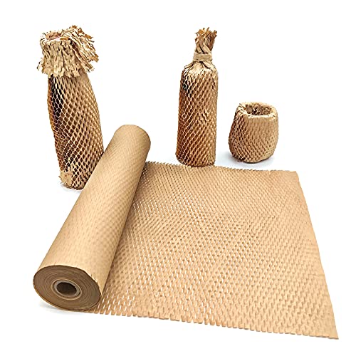 Honeycomb Packing Paper 15 x 131 Packing Paper Substitute Alternative for Bubble Cushioning Wrap for Moving Shipping Packaging Recyclable Moving Supplies Bubble Packing Wrap Protective Roll 0 belly baby and beyond