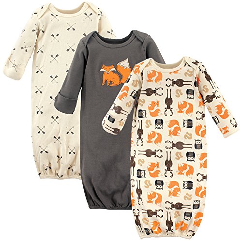Hudson Baby baby girls Cotton Gowns 0 belly baby and beyond