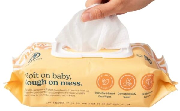 Hypoallergenic Plastic Free 99 Water Baby Wipes Ultra Soft Plant Based Wipe Alcohol Free pH Balanced Eco Friendly Cruelty Free Wipes with Premium Moisture Sealed Flip Top 80 Count 0 belly baby and beyond
