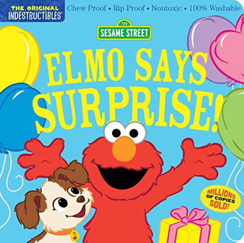 Indestructibles Sesame Street Elmo Says Surprise Chew Proof Rip Proof Nontoxic 100 Washable Book for Babies Newborn Books Safe to Chew Paperback September 12 2023 0 belly baby and beyond