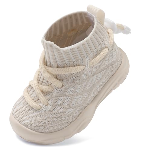 JIASUQI Toddler Shoes High Top Sneakers for Boys Girls Barefoot Wide Walking Tennis Shoes 0 belly baby and beyond