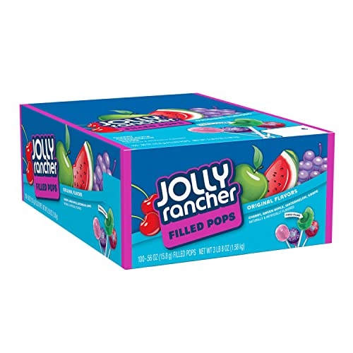 JOLLY RANCHER Filled Pops Assorted Fruit Flavored Candy Box 56 oz 100 Pieces 0 belly baby and beyond