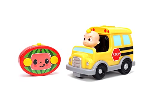 Jada Toys Cocomelon 75 School Bus RC Remote Control Car Toys for Kids 0 belly baby and beyond