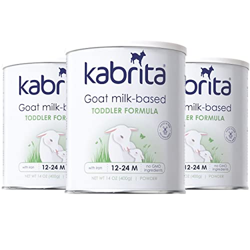 Kabrita Goat Milk Toddler Formula Easy to Digest Baby Formula 12 24 Months Contains Vitamin C D Iron DHA Non GMO Gentle on Sensitive Tummies Formula Supporting Gut Health Sleep 14Oz Pack of 3 0 belly baby and beyond