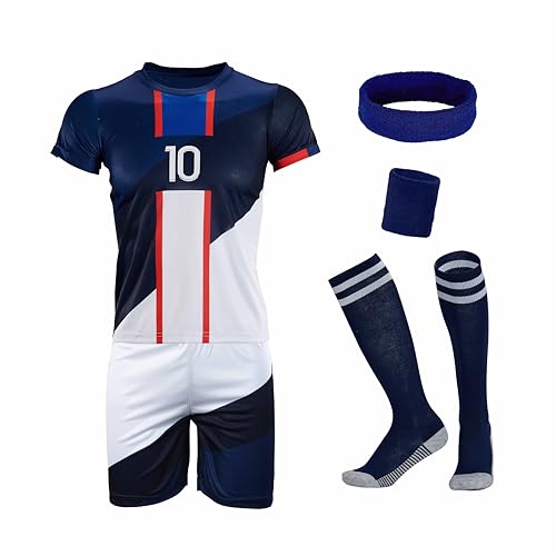 Kids Soccer Jerseys No10 Youth Soccer Jersey 2024 for Youth Girls Kids Boys Soccer Training Uniforms Gifts set 0 belly baby and beyond