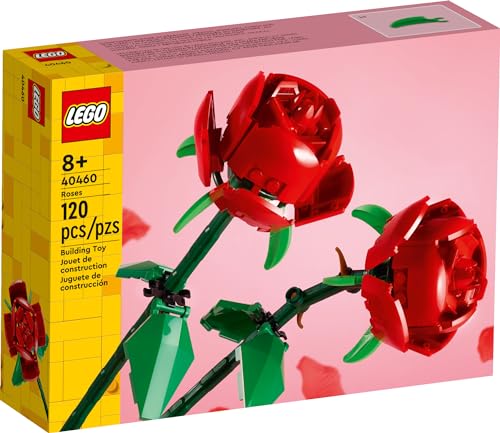 LEGO Roses Building Kit Artificial Flowers for Home Decor Unique Gift for Her or Him for Anniversaries Botanical Collection Set for Build and Display Gift to Build Together 40460 0 belly baby and beyond