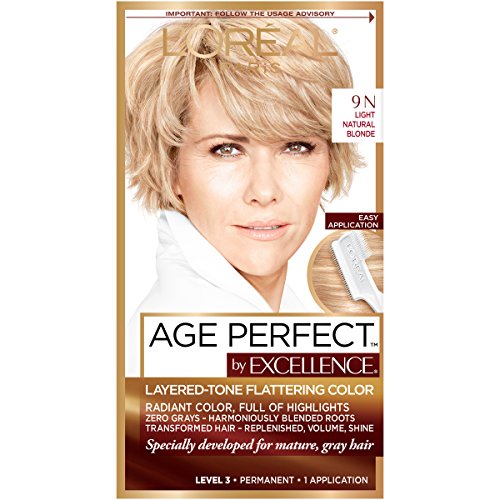 LOreal Paris Age Perfect Permanent Hair Color 9N Light Natural Blonde 1 kit 0 belly baby and beyond