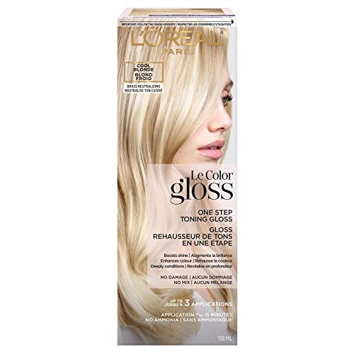 LOreal Paris Le Color One Step Hair Toning Gloss Cool Blonde 4 Ounce 0 belly baby and beyond
