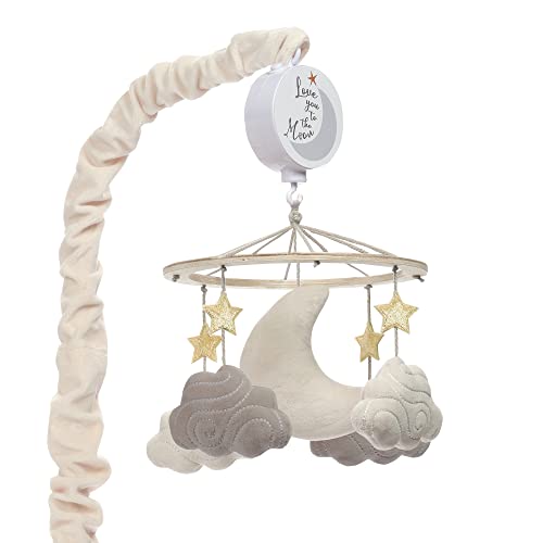 Lambs Ivy Goodnight Moon Musical Baby Crib Mobile Soother Toy StarsClouds 0 belly baby and beyond