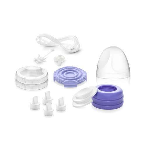 Lansinoh Breast Pump Spare Parts Bundle Includes Four Duckbill Valves and Other Replacement Parts for Lansinoh Double Electric Breast Pumps 0 belly baby and beyond