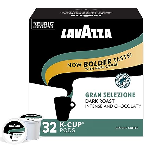 Lavazza Single Serve Coffee K Cups for Keurig Brewer Gran Selezione 32 Count Authentic Italian Value Pack 100 Arabica Rainforest Alliance Certified 100 sustainably grown 0 belly baby and beyond