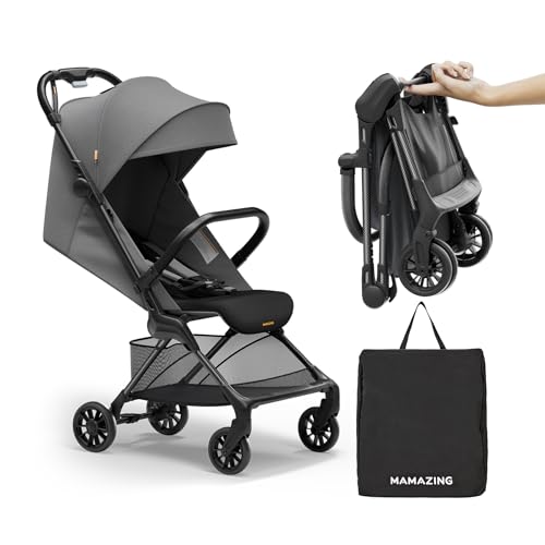 Lightweight Baby Strollers for Airplane Ultra Compact Travel Stroller Light Strong Portable Toddler Stroller with Carbon Fiber Frame and UPF 50 Waterproof Fabric Only 99 lbs Black 0 belly baby and beyond
