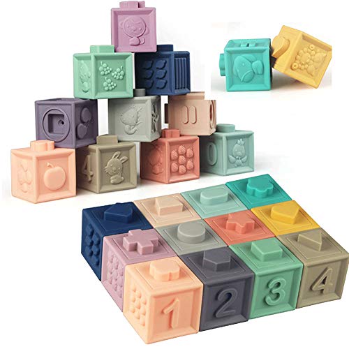 Litand Soft Stacking Blocks for Baby Sensory Montessori Toys Toddler Activities Gifts for Boy Girl 6 9 12 18 Months 1 2 3 Year Old Birthday Infant Bath Toys 0 belly baby and beyond