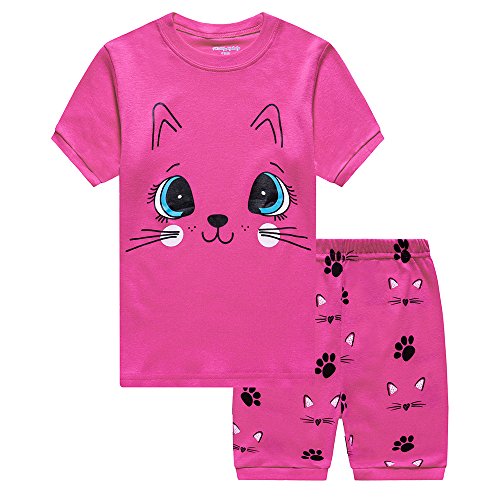 Little Girls Summer Pajamas Toddler Shorts Sets Unicorn Sleepwear for Kids Cotton Dinosaur Pjs 2 Piece Clothes 2 7 Years 0 belly baby and beyond