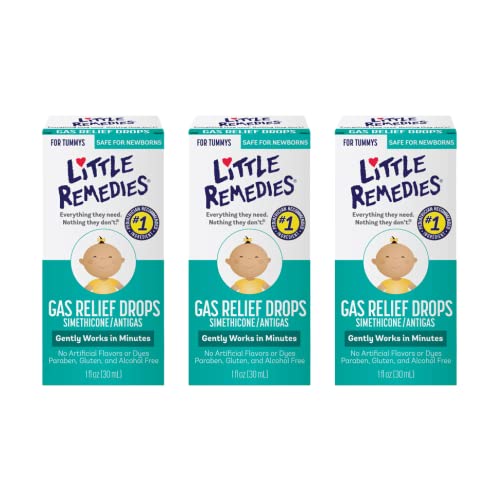Little Remedies Gas Relief Drops Natural Berry Flavor Safe for Newborns 10 Fl Oz Pack of 3 0 belly baby and beyond