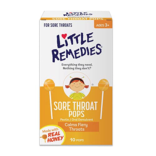 Little Remedies Sore Throat Pops Made With Real Honey 10 CountPack of 1 0 belly baby and beyond