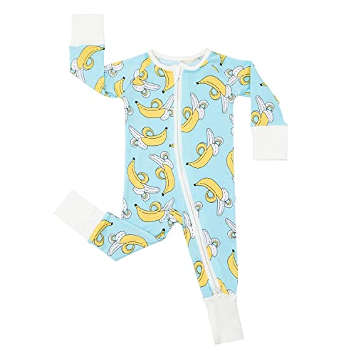 Little Sleepies Bamboo Viscose 2 Way Zipper Pajamas for Baby Boys Baby Girls Toddler PJs Sleep and Play Romper Snug Fit 0 belly baby and beyond