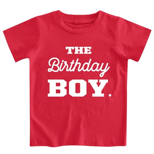 Lovekider Boys Kids Happy Birthday T Shirt Cotton Word Graphic T Shirts Summer Short Sleeve Party Tee 3 12 Years 0 belly baby and beyond
