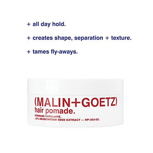 Malin Goetz Hair Pomade 2 oz Men Women Hair Styling Product for All Hair Types or Textures Lightweight All Day Hold Natural Fragrance Color Cruelty Free Vegan 2 fl oz 0 0 belly baby and beyond