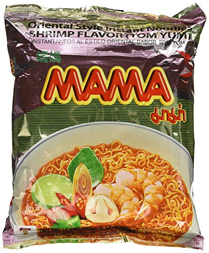 Mama Instant Ramen Noodle Tom Yum Shrimp Flavour Pack of 30Original582 Ounce 0 belly baby and beyond