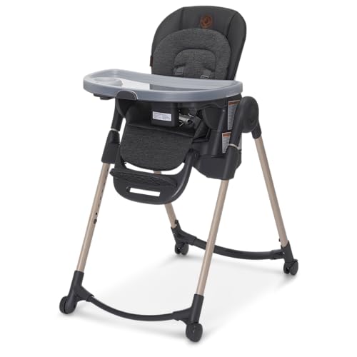 Maxi Cosi Minla 6 in 1 High Chairs for Babies and Toddlers Portable High Chair Foldable Toddle and Baby High Chair High Chair for Chair at Table Classic Graphite 0 belly baby and beyond