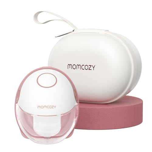 Momcozy Breast Pump Hands Free Mobile Style M6 Wearable Breastfeeding Pump Ideal Rhythm for More Milk DoubleFit Flange More Fit Discreet with 3 Modes 9 Levels 24mm 1 Pack Cozy Red 0 belly baby and beyond