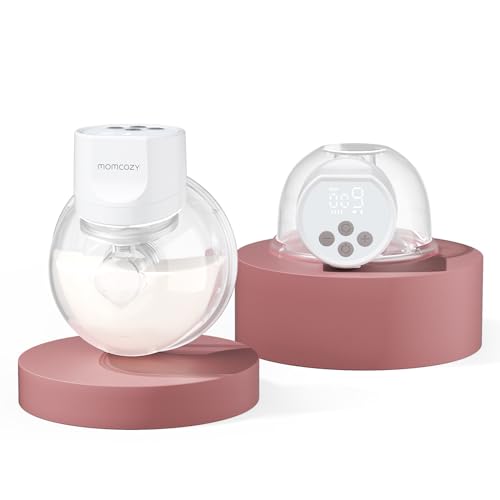 Momcozy Breast Pump Hands Free S12 Pro Wearable Portable Pump with Soft DoubleFit Flange 3 Modes 9 Levels Double Electric Pump Wireless Smart Display 24mm 2 Pack 0 belly baby and beyond