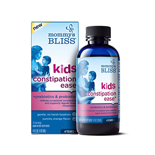 Mommys Bliss Kids Constipation Ease with Prebiotics Probiotics Supports Regularity Digestive Health Liquid Constipation Relief for Kids Age 4 4 Fl Oz Pack of 1 0 belly baby and beyond