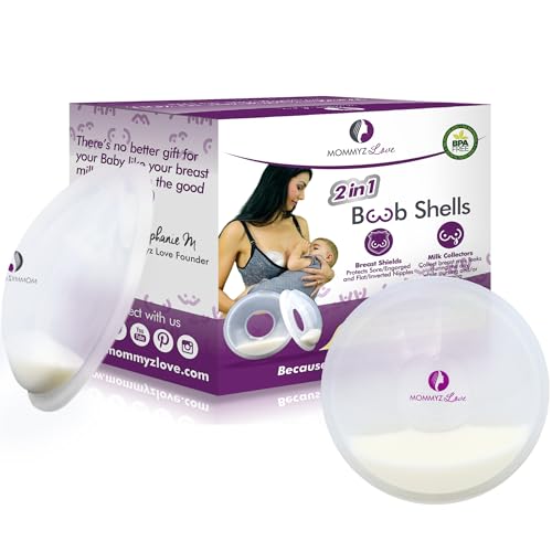 Mommyz Love Breast Shells Milk Catcher for Breastfeeding Breast Milk Catcher for Cracked Sore Engored Nipples Eco Friendly Nipple Shells for Leaking Milk During Day 2 Pack 0 belly baby and beyond