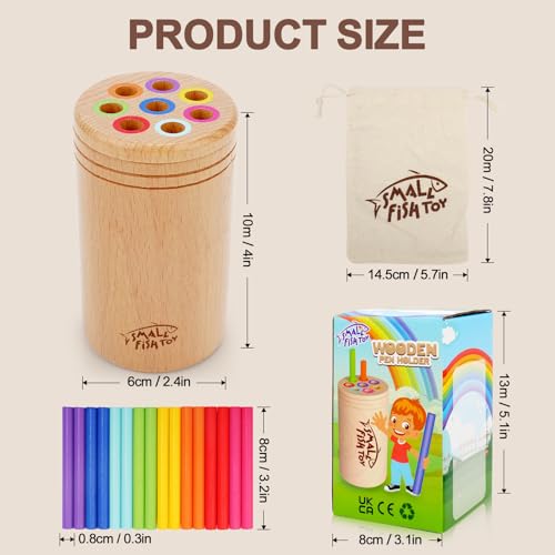 Montessori Toys for 1 3 Year Old Wooden Learning Color Sorting Toys for Toddlers Age 1 2 3 Fine Motor Developmental Infants Sensory Matching Games Busy Board 18 month old Baby Boys Girls Gifts 0 2 belly baby and beyond