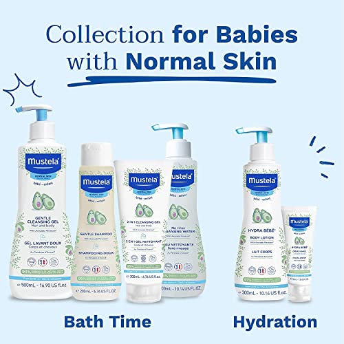 Mustela Baby Gentle Shampoo with Natural Avocado Hair Care for Kids of all Ages Hair Types Tear Free Biodegradable Formula Various Sizes 1 or 2 Pack 0 4 belly baby and beyond