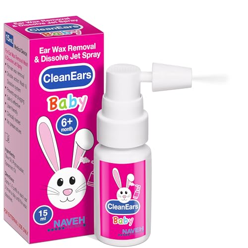 NAVEH PHARMA CleanEars Baby Fast Acting Ear Wax Removal Drops Breaks Down Dissolves Wax in Just 1 Treatment Clinically Proven to Be 37 More Effective All Natural Gentle Safe 05 Fl Oz 0 belly baby and beyond