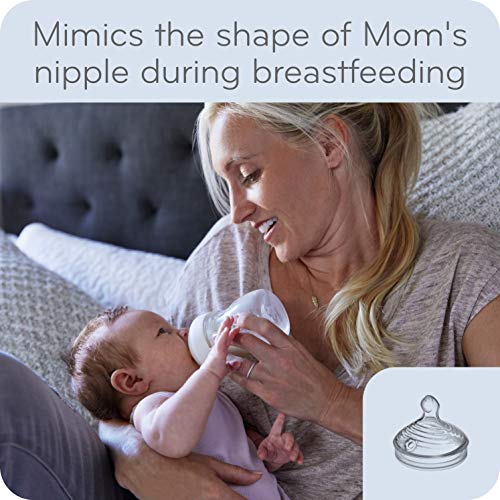 NUK Simply Natural Baby Bottle with SafeTemp 0 1 belly baby and beyond