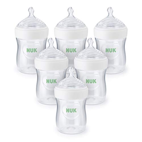 NUK Simply Natural Baby Bottle with SafeTemp 0 belly baby and beyond