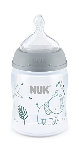 NUK Smooth Flow Anti Colic Baby Bottle 5 oz Elephant 0 belly baby and beyond