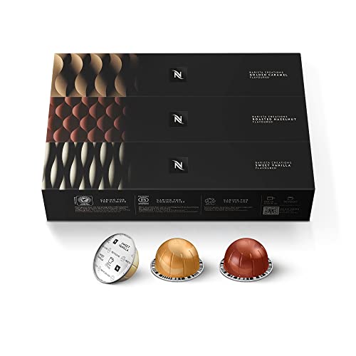 Nespresso Capsules Vertuo Barista Flavored Pack Medium Roast Coffee 30 Count Coffee Pods Brews 78oz 0 belly baby and beyond