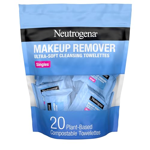 Neutrogena Makeup Remover Wipes Individually Wrapped Daily Face Wipes for Waterproof Makeup Travel Essential On the Go Singles 20 Count 0 belly baby and beyond