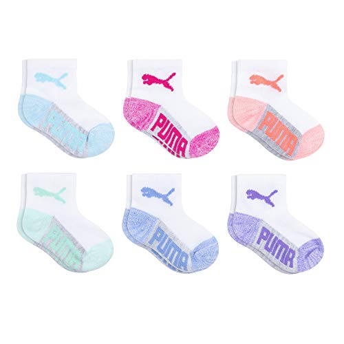 PUMA Baby Boys 6 Pack Infant Anklet Socks 0 belly baby and beyond