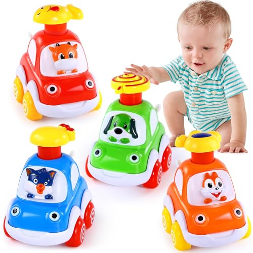 Palmatte Cars Toys for 1 Year Old Boy Birthday Gift Press and Go Car for 2 Years Old Boy Cars for Toddlers 1 3 Baby Toys 12 18 Months Gifts for 1 2 3 Year Old Boy 0 belly baby and beyond