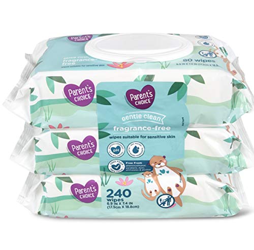 Parents Choice Baby Wipes Fragrance Free Quilted Soft 240ct 0 belly baby and beyond