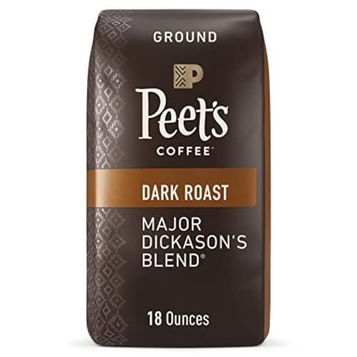 Peets Coffee Dark Roast Ground Coffee Major Dickasons Blend 18 Ounce Bag 0 belly baby and beyond
