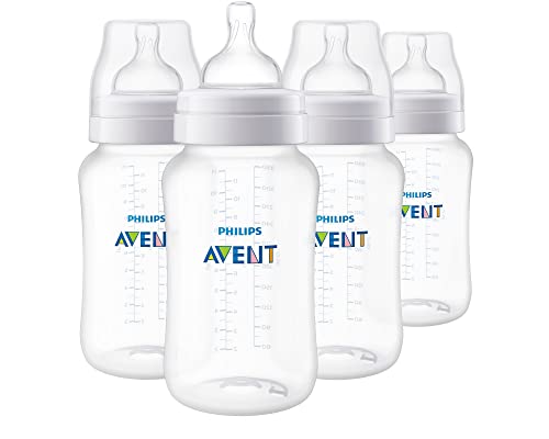 Philips Avent Anti Colic Baby Bottles 11oz 4pk Clear SCY10604 0 belly baby and beyond