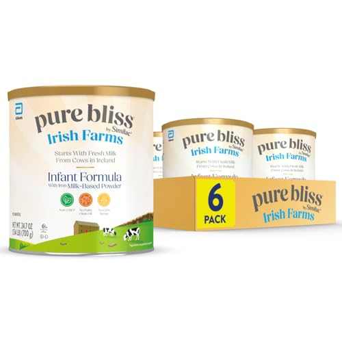 Pure Bliss by Similac Irish Farms Infant Formula Easy to Digest Non GMO Powder 247 oz Can Pack of 6 0 belly baby and beyond